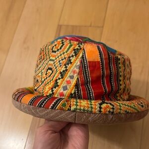 Colorful Patterned Hat Handmaid in Thailand